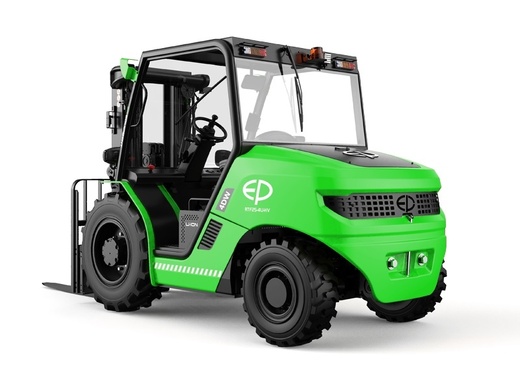Čelní elektrické VZV – čtyřkolové (Terénní)